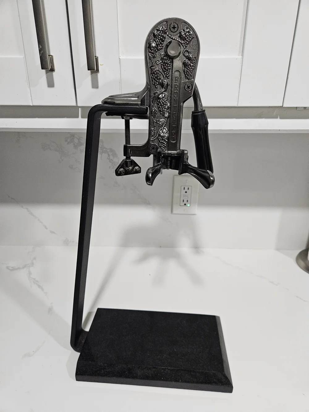 Frontgate Standing Wine Bottle Opener with Granite Base Pre-owned